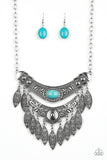 Island Queen - Blue - Necklace - Paparazzi Accessories