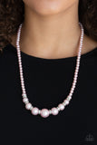 SoHo Sweetheart - Pink - Pearl Necklace - Paparazzi Accessories