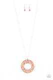 Bad HEIR Day - Copper - Necklace - Paparazzi Accessories