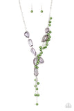 Prismatic Princess - Green - Necklace - Paparazzi Accessories
