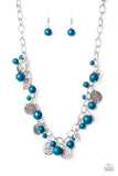 Guru Garden - Lotus Lagoon - Blue - Necklace and Bracelet Set - Paparazzi Accessories