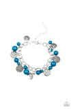 Guru Garden - Lotus Lagoon - Blue - Necklace and Bracelet Set - Paparazzi Accessories