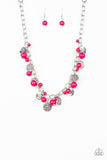 Guru Garden - Lotus Lagoon - Pink - Necklace Bracelet Set - Paparazzi Accessories