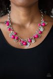 Guru Garden - Lotus Lagoon - Pink - Necklace Bracelet Set - Paparazzi Accessories