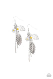 Western Whimsicality - Yellow - Earrings - Paparazzi Accessories