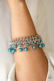 Duchess Diva - Blue - Pearl - Clasp Bracelet - Paparazzi Accessories