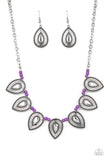 Terra Trailblazer - Purple - Necklace - Paparazzi Accessories