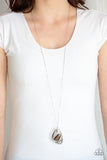 Asymmetrical Bliss - Brown - Cat's Eye - Necklace - Paparazzi Accessories