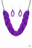 The Great Outback - Purple - Seed Bead - Necklace - Paparazzi Accessories