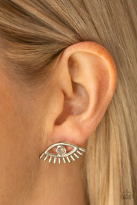 Dont Blink - Multi Colored - Post Stud - Earrings - Paparazzi Accessories