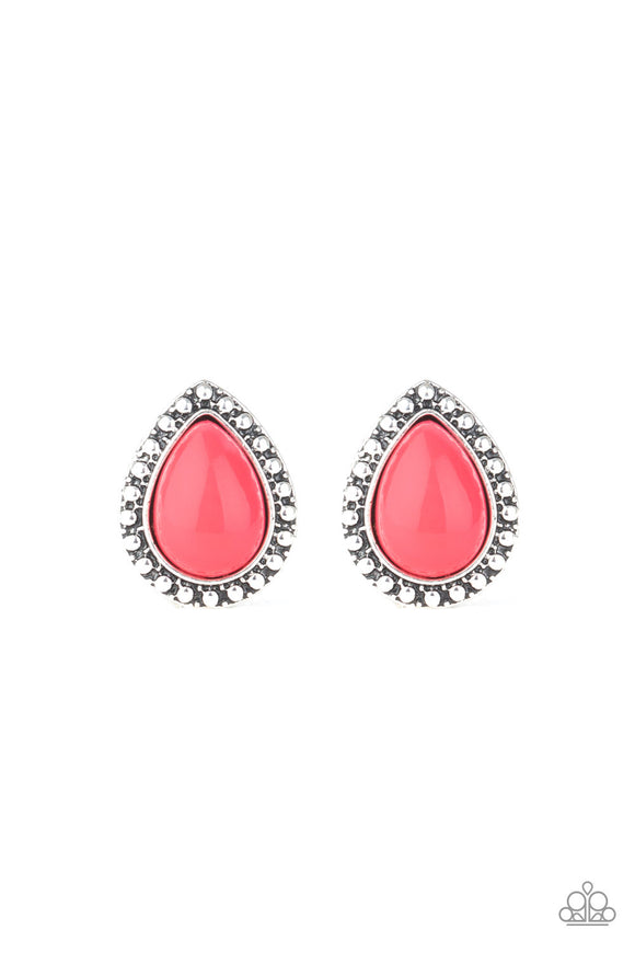 Boldly Beaded - Pink - Earrings - Paparazzi Accessories