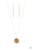 All You Need Is Trust - Gold - Necklace - Paparazzi Accessories