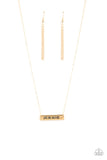 Love One Another - Gold - Necklace - Paparazzi Accessories