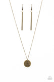 All Things Are Possible - Brass - Necklace - Paparazzi Accessories