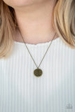 All Things Are Possible - Brass - Necklace - Paparazzi Accessories