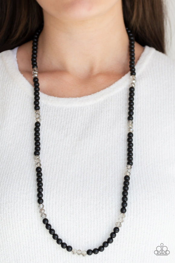 Girls Have More FUNDS - Black - Bead - Necklace - Paparazzi Accessories