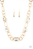 Urban District - Gold - Necklace - Paparazzi Accessories