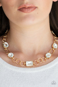 Urban District - Gold - Necklace - Paparazzi Accessories