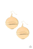 Ultra Uptown - Gold - Earrings - Paparazzi Accessories