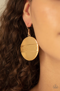 Ultra Uptown - Gold - Earrings - Paparazzi Accessories