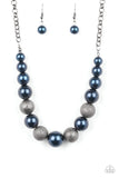 Color Me CEO - Necklace - Humble Hustle - Stretch Bracelet - Blue - Paparazzi Accessories