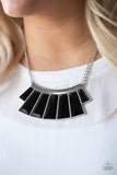 Glamour Goddess - Black - Necklace - Life Of The Party Exclusive August 2019 - Paparazzi Accessories