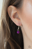 Dewy Desert - Purple - Stone - Necklace - Paparazzi Accessories