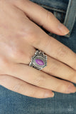 Tangy Texture - Purple - Ring - Paparazzi Accessories