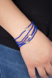 Pretty Patriotic - Blue - Star - Stretch Bracelets - Paparazzi Accessories