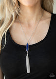 Stay Cool - Blue - Glitter - Necklace - Paparazzi Accessories