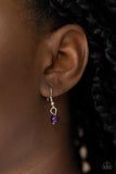 Zion Zen - Purple - Stone - Necklace - Paparazzi Accessories