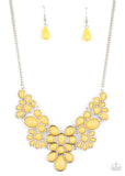 Bohemian Banquet - Yellow - Bead - Necklace - Paparazzi Accessories