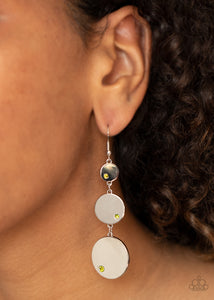 Poshly Polished - Green - Rhinestone - Earrings - Paparazzi Accessories
