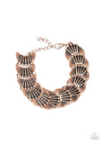 Moonlit Mesa - Copper - Clasp Bracelet - Paparazzi Accessories