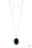REIGN Them In - Green - Gem - Necklace - Paparazzi Accessories