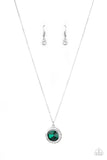 Trademark Twinkle - Green - Rhinestone - Necklace - Paparazzi Accessories