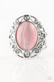 Moonlit Marigold - Pink - Moonstone - Filigree - Ring - Paparazzi Accessories