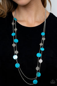 Ocean Soul - Blue - Necklace - Paparazzi Accessories