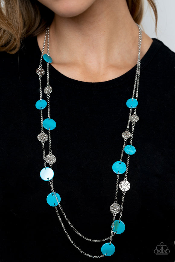 Ocean Soul - Blue - Necklace - Paparazzi Accessories