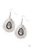 Exquisitely Explosive - Silver - Earrings - Paparazzi Accessories