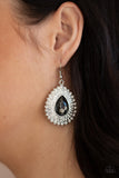 Exquisitely Explosive - Silver - Earrings - Paparazzi Accessories
