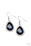 Dripping With Drama - Blue - Earrings - Paparazzi Accessories