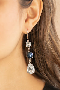 Unpredictable Shimmer - Blue - Pearl - Earrings - Paparazzi Accessories