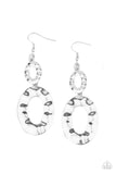 Bring On The Basics - Silver - Hammered - Earrings - Paparazzi Accessories
