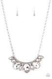Never SLAY Never - White - Necklace - Life Of The Party May 2021 - Paparazzi Accessories