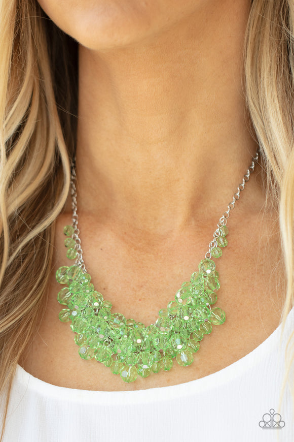 Let The Festivities Begin - Green - Bead - Necklace - Paparazzi Accessories