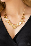 GLISTEN Closely -Gold - Necklace - Paparazzi Accessories