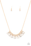 Sparkly Ever After - Gold - Necklace - Paparazzi Accessories