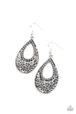 Organically Opulent - Silver - Earrings - Paparazzi Accessories