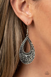 Organically Opulent - Silver - Earrings - Paparazzi Accessories